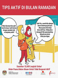 Aktiviti Fizikal : Tips Aktif Di Bulan Ramadan - infografik 2